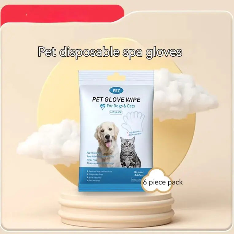 Pet Disposable Gloves Cat Dog Cleaning Dry Cleaning Gloves Pet Products - VMX PETS - VMX PETS