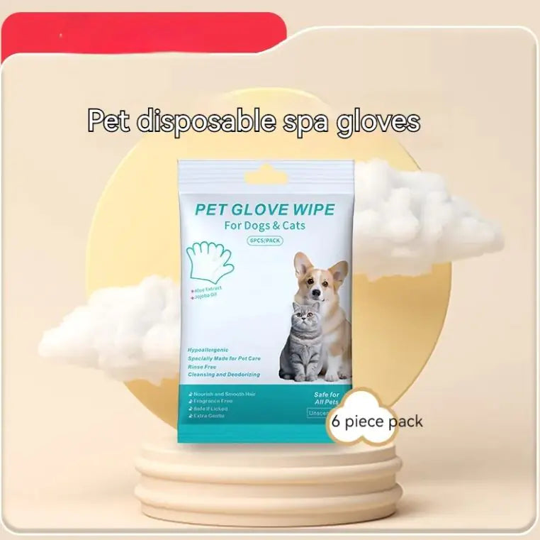 Pet Disposable Gloves Cat Dog Cleaning Dry Cleaning Gloves Pet Products - VMX PETS - VMX PETS