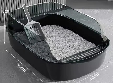 Large Anti-Splash Cat Litter Box - VMX PETS - VMX PETS