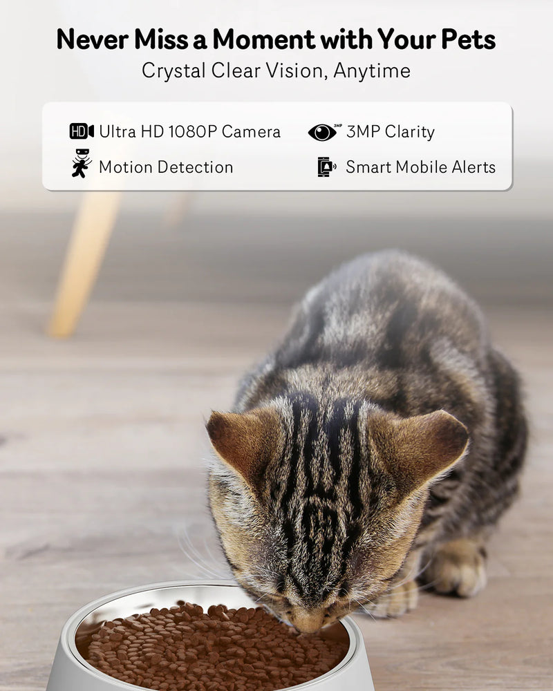 Automatic Cat Feeder With Camera - VMX PETS - VMX PETS