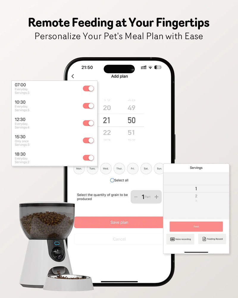 Automatic Cat Feeder With Camera - VMX PETS - VMX PETS