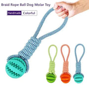 Pet Ball Toy with Rope Rubber - VMX PETS - VMX PETS