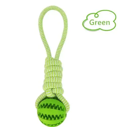 Pet Ball Toy with Rope Rubber - VMX PETS - VMX PETS