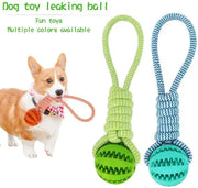 Pet Ball Toy with Rope Rubber - VMX PETS - VMX PETS