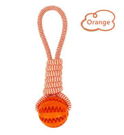 Pet Ball Toy with Rope Rubber - VMX PETS - VMX PETS