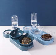 Anti-Tip Cat Bowl Feeder - VMX PETS - VMX PETS