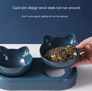Anti-Tip Cat Bowl Feeder - VMX PETS - VMX PETS