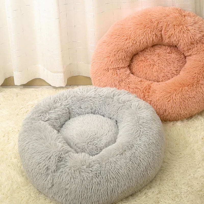 Plush Round Removable And Washable Kennel - VMX PETS - VMX PETS