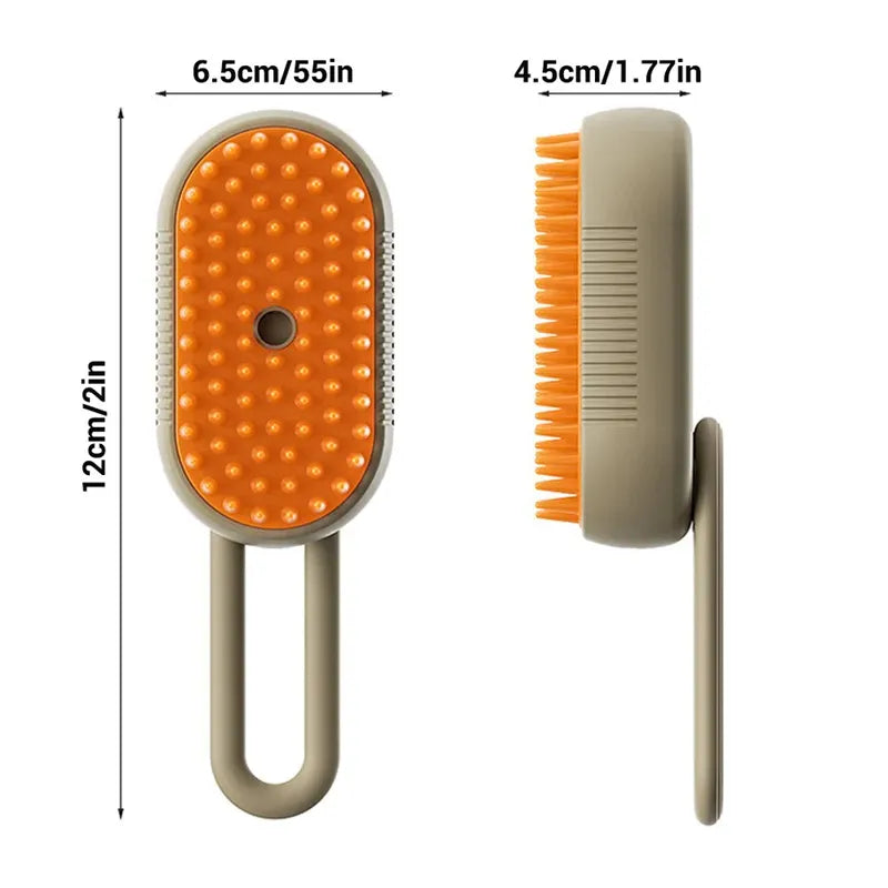 3-in-1 Electric Steam Pet Grooming Brush - VMX PETS - VMX PETS