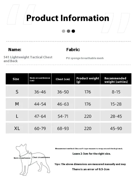 Pet Harness Cat Dog - VMX PETS - VMX PETS