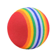 EVA Pet Rainbow Ball Cat Foam Colorful Bouncy Ball - VMX PETS - VMX PETS
