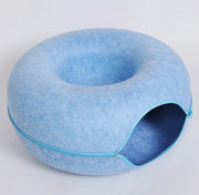 Four Seasons Wool Felt Cat Tunnel & Bed - VMX PETS - VMX PETS