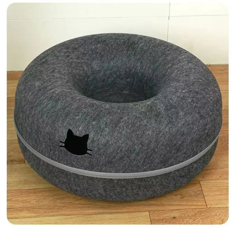 Pet Bed Comfortable Round Cat Tunnel - VMX PETS - VMX PETS