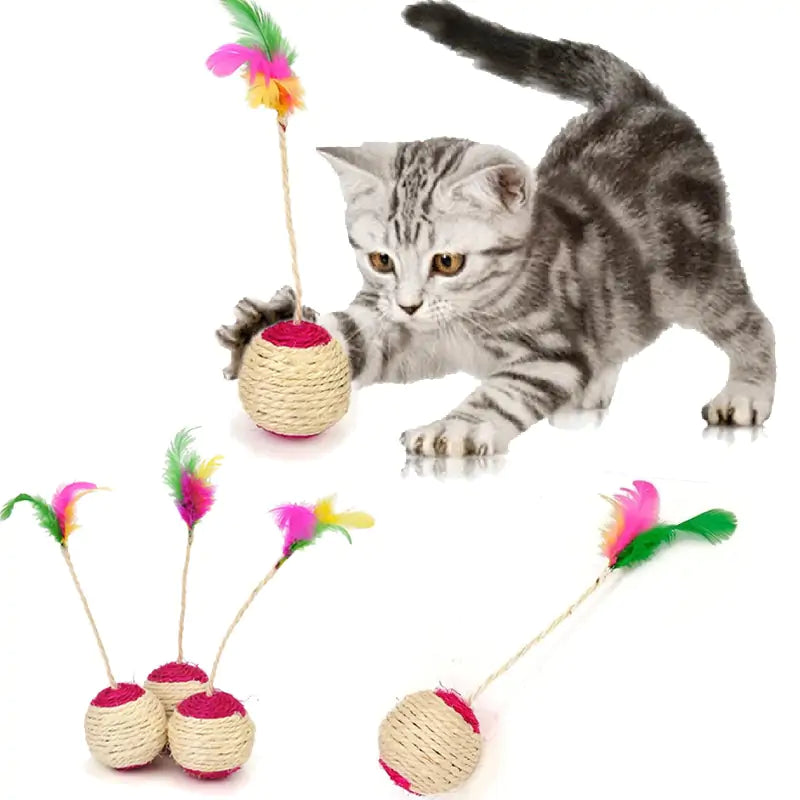 Cat Scratching Ball Toy - VMX PETS - VMX PETS