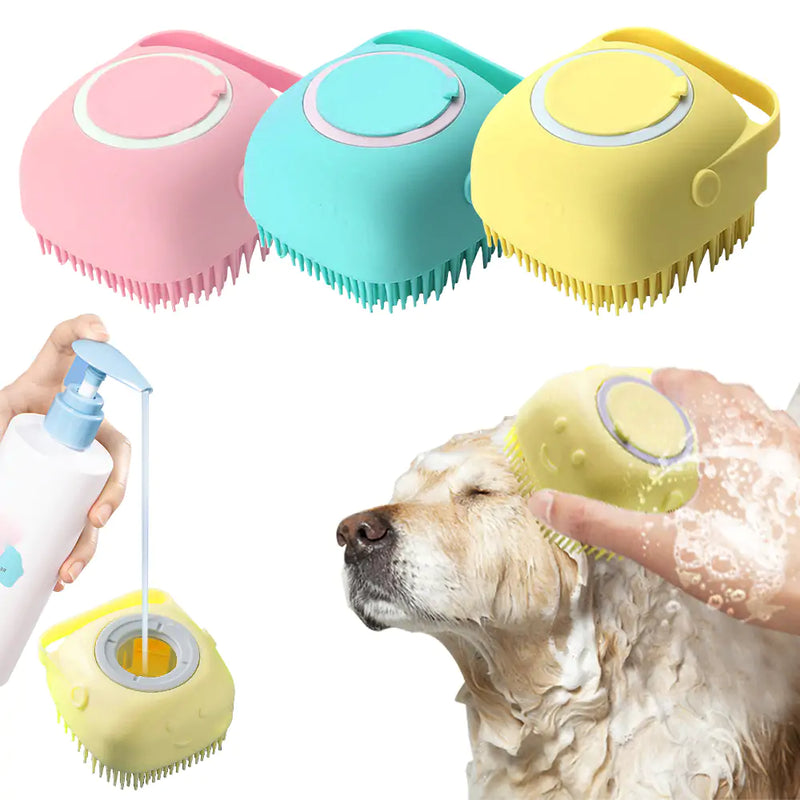 Soft Silicone Dog Brush - VMX PETS - VMX PETS