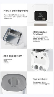 6L Smart Automatic Pet Feeder with Remote WiFi Control - VMX PETS - VMX PETS