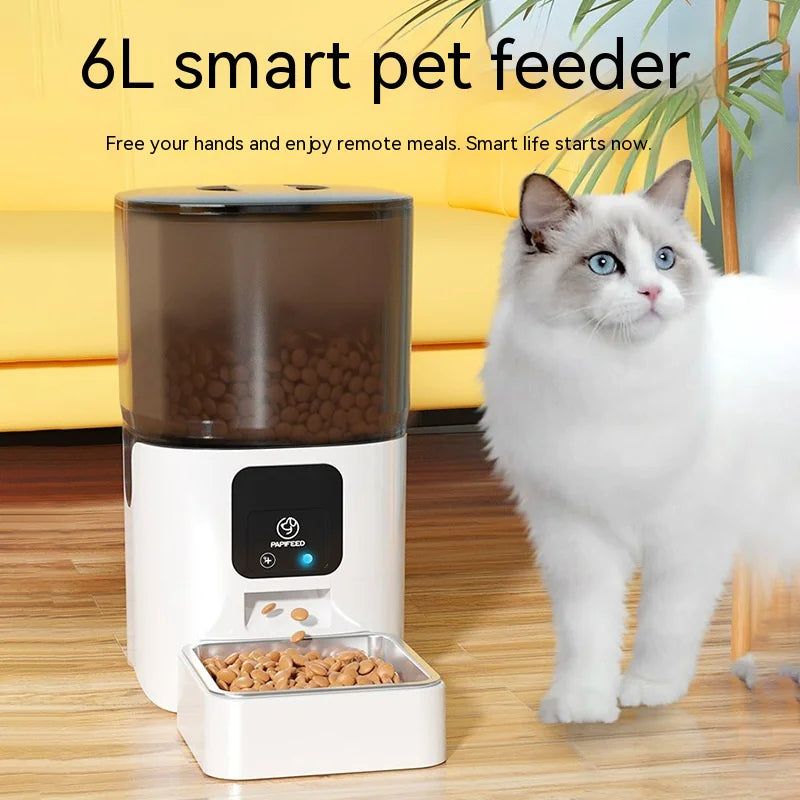 6L Smart Automatic Pet Feeder with Remote WiFi Control - VMX PETS - VMX PETS