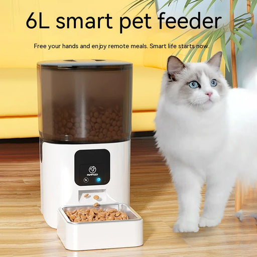 6L Smart Automatic Pet Feeder with Remote WiFi Control - VMX PETS - VMX PETS