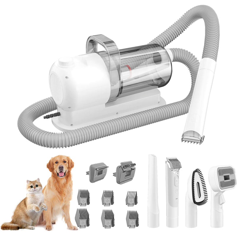 Pet Grooming Pro: All-in-One Suction and Scissors Machine for Effortless Fur Care - VMX PETS - VMX PETS