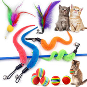 Interactive Feather and Ball Cat Toys - VMX PETS - VMX PETS