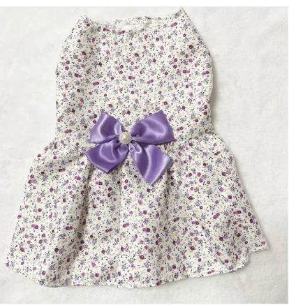 Chic Pet Floral Bow Skirt - VMX PETS