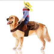Pet Cowboy Rider Dog And Cat Costume - VMX PETS - VMX PETS