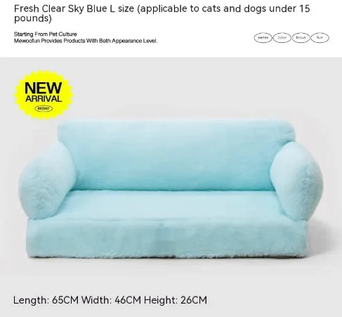 Four-Season Soft Cat Nest Warm & Washable Pet Bed - VMX PETS - VMX PETS