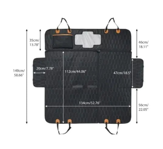 Three-in-One Multifunctional Pet Car Mat - VMX PETS - VMX PETS